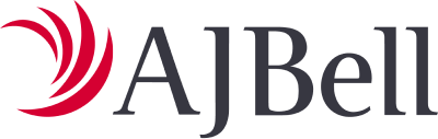 AJ Bell investment platform logo - supported by FiscalFox capital gains calculator